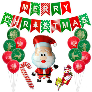 Christmas Balloons Wholesale Christmas Aluminum Film Balloons Santa Claus Christmas Elk Snowman Penguin Decoration Balloons